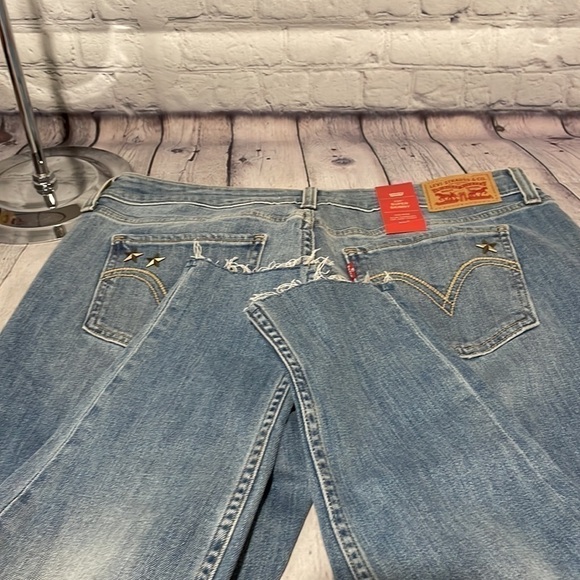 Levi’s NWT 535 stars and hearts super skinny Stretch jeans size 12 New With Tag - Picture 10 of 10